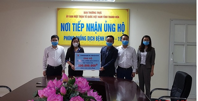 Tập đoàn Công nghiệp than – khoáng sản Việt Nam ủng hộ 500 triệu đồng phòng, chống dịch COVID-19.