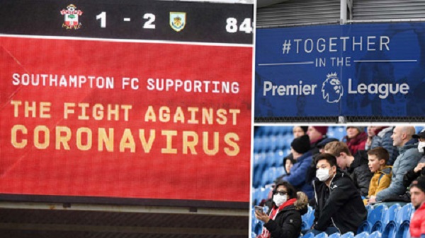 Ngoại hạng Anh chính thức hoãn vô thời hạn vì đại dịch Covid-19