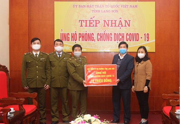 Cục QLTT Lạng Sơn: Chung tay phòng chống dịch COVID-19