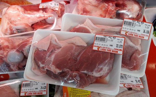 Big C giảm giá đến 25% thịt lợn ở siêu thị miền Bắc