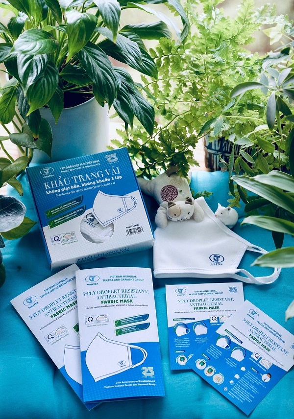 Vinatex sản xuất khẩu trang kháng giọt bắn