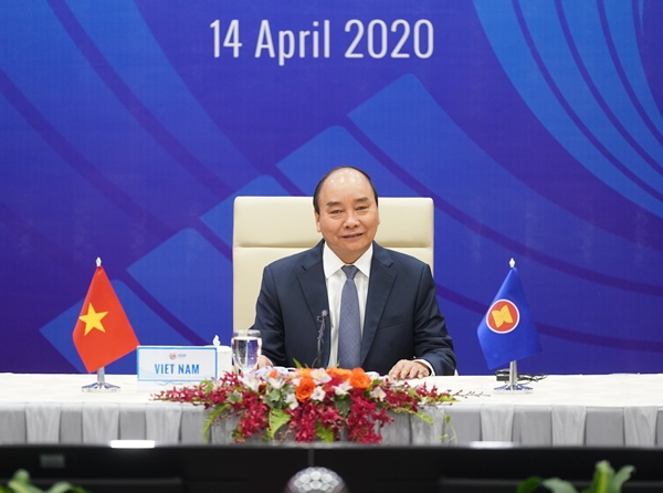 Thủ tướng Nguyễn Xuân Phúc chủ trì Hội nghị Cấp cao đặc biệt ASEAN (Ảnh: VGP/Quang Hiếu)
