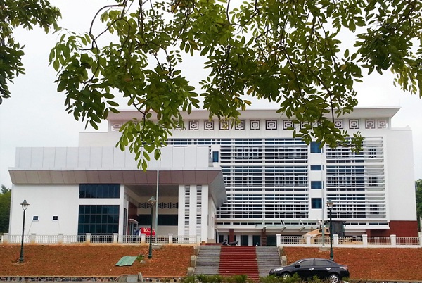 Trụ sở Trung tâm Phục vụ hành chính công tỉnh Lào Cai sắp xây dựng hoàn thành.