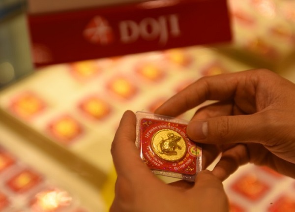 Tuần qua, giá vàng trong nước tăng 100.000 đồng/lượng
