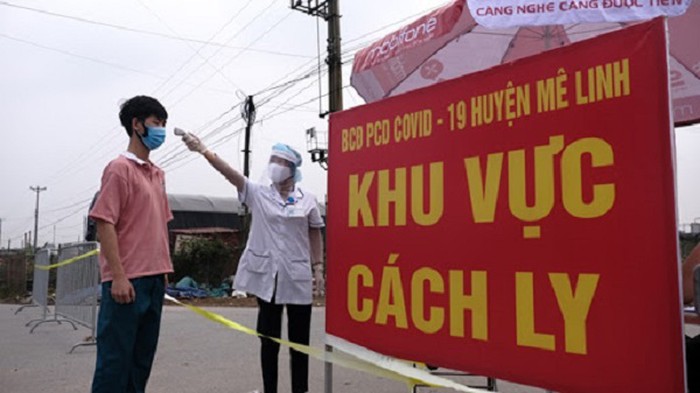 Kiểm soát ổ dịch Covid-19 tại thôn Hạ Lôi, xã Mê Linh (Hà Nội)