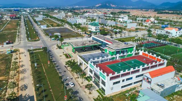 Hạ tầng giao thông và các tiện ích cơ bản đã hoàn thành, đi vào hoạt động tai dự án