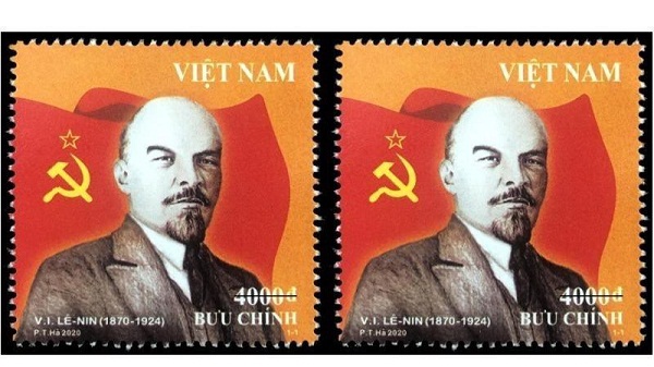 Phát hành bộ tem kỷ niệm 150 năm Ngày sinh V.I. Lenin