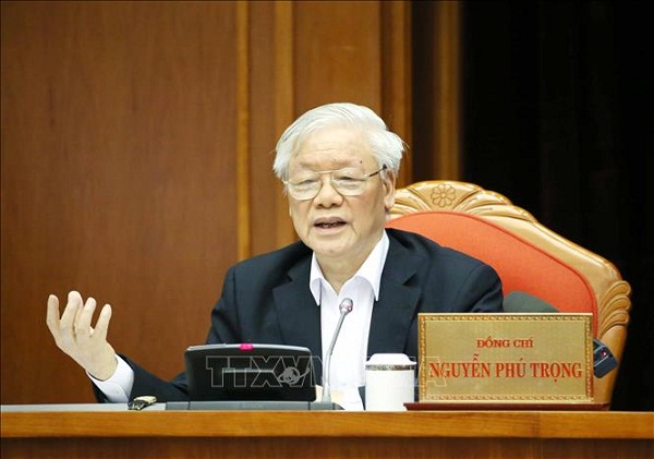Tổng Bí thư, Chủ tịch nước Nguyễn Phú Trọng phát biểu chỉ đạo Hội nghị