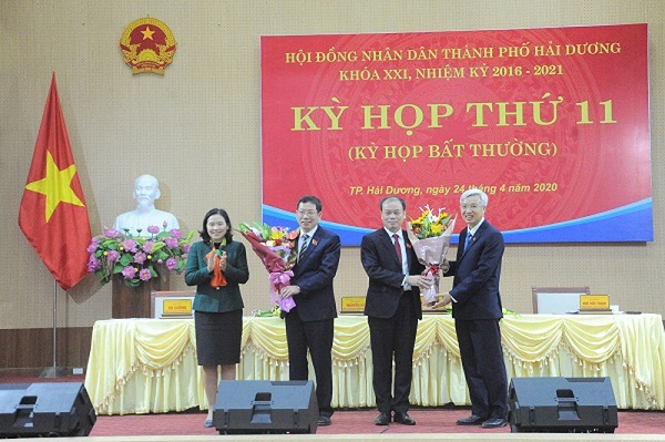 Ông Trần Hồ Đăng giữ chức Chủ tịch UBND thành phố Hải Dương