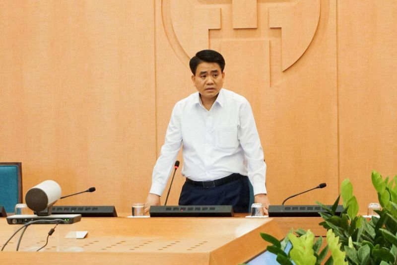 Chủ tịch Nguyễn Đức Chung phát biểu chỉ đạo tại cuộc họp