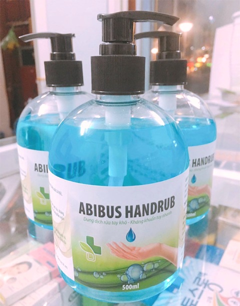Sản phẩm mỹ phẩm dung dịch rửa tay khô Abibus Handrub