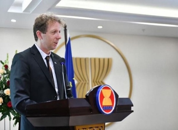 Đại sứ EU tại ASEAN, ông Igor Driesmans (Ảnh: netralnews.com)