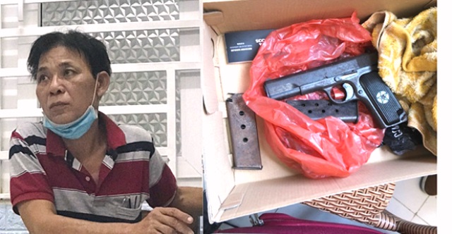 Đà Nẵng: Bắt đối tượng trộm cắp tài sản, thu giữ 1 khẩu súng quân dụng K54