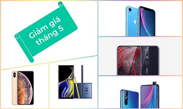 Samsung cùng iPhone giảm giá đầu tháng 5