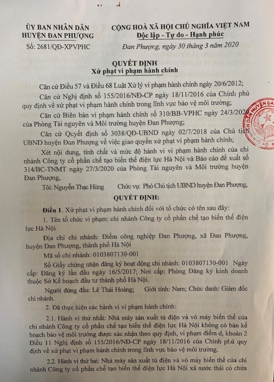 Đan Phượng (Hà Nội): Viết tiếp bài Khu công nghiệp chưa hoàn thiện hạ tầng đã đưa vào sử dụng