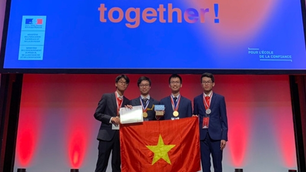 Học sinh Việt Nam tham dự các kỳ thi Olympic quốc tế hàng năm đều giành nhiều huy chương (Ảnh T.N)