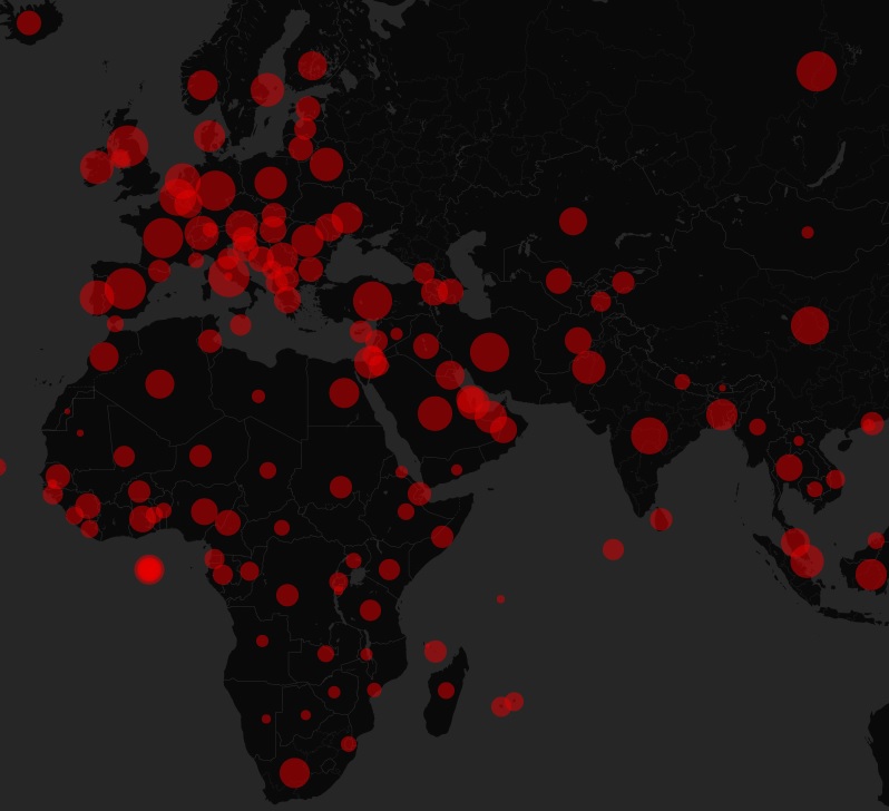 Nhiều nước trên thế giới vẫn trong tình trạng báo động đỏ