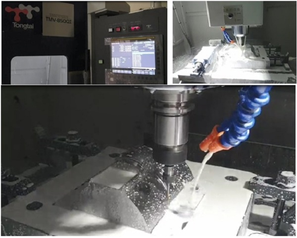 Gia công khuôn sản xuất khẩu trang trên máy điều khiển số CNC của Viện Nghiên cứu sáng chế và Khai thác công nghệ