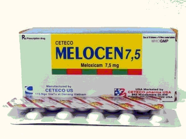 L&ocirc; thuốc vi&ecirc;n n&eacute;n Ceteco Melocen 7,5 bị thu hồi do kh&ocirc;ng đảm bảo ti&ecirc;u chuẩn chất lượng