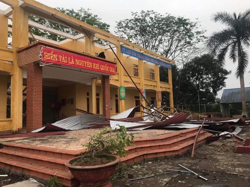 Thái Nguyên: Thiệt hại nặng nề do mưa lớn, giông lốc