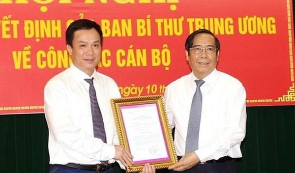 Điều động ông Triệu Thế Hùng làm Phó bí thư Tỉnh ủy Hải Dương