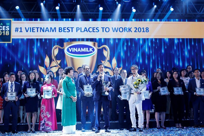 Vinamilk dẫn đầu bảng xếp hàng 100 nhà tuyển dụng hấp dẫn nhất Việt Nam năm 2018