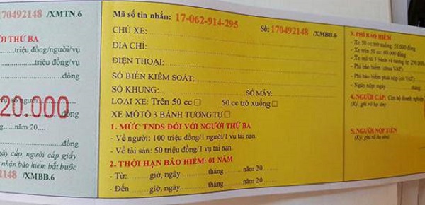 Vì sao có bảo hiểm xe máy 20.000 đồng/năm vẫn bị phạt?