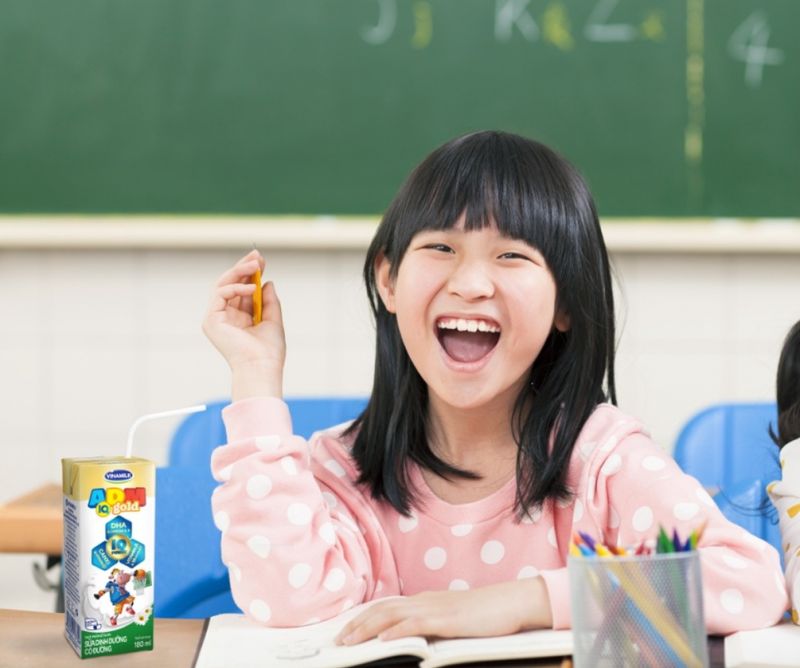 “Trợ thủ nhí” - sữa ADM IQ Gold bổ sung DHA và Omega 3-6, hỗ trợ phát triển trí não, tăng khả năng ghi nhớ và tập trung hiệu quả, giúp bé tự tin bắt nhịp lại với trường lớp