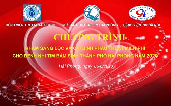 Quỹ Bảo trợ trẻ em Hải Phòng sẽ hỗ trợ kinh phí phẫu thuật tim