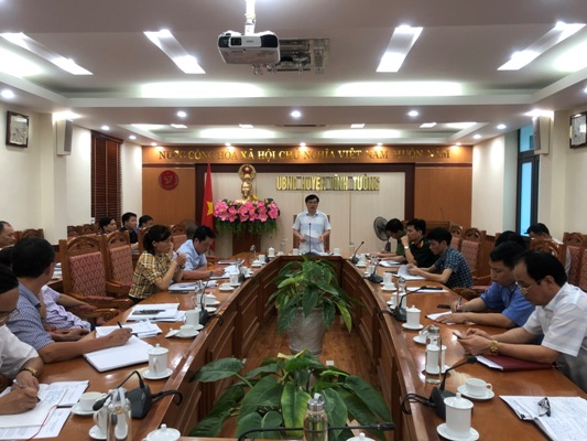 Các cơ quan chức năng của huyện Vĩnh Tường thống nhất phương án tiến hành cưỡng chế thu hồi đất đối với gia đình ông Hạ Văn Cấp