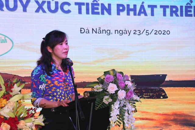 Giám đốc Sở Du lịch TP Đà Nẵng - bà Trương Thị Hồng Hạnh phát biểu tại chương trình.
