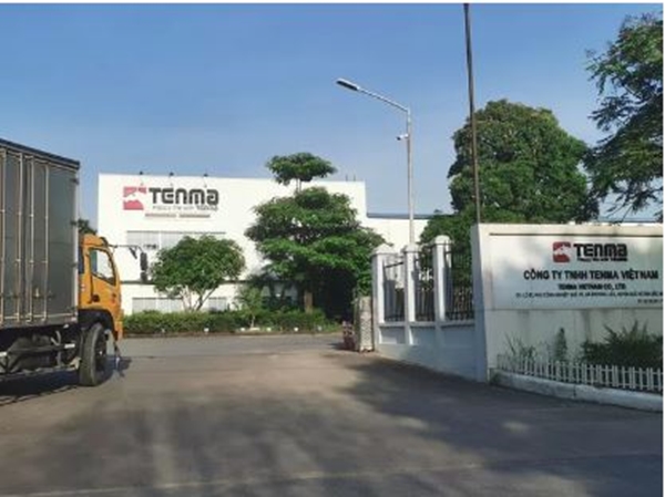 Công ty Tenma có trụ sở tại tỉnh Bắc Ninh (Ảnh: Dân trí)
