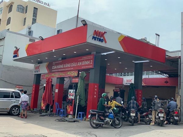 Cửa hàng xăng dầu An Bình 2 trên đường Nguyễn Trãi