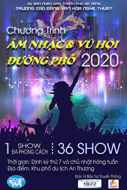 Đà Nẵng: Tổ chức Âm nhạc và Vũ hội đường phố dịp cuối tuần