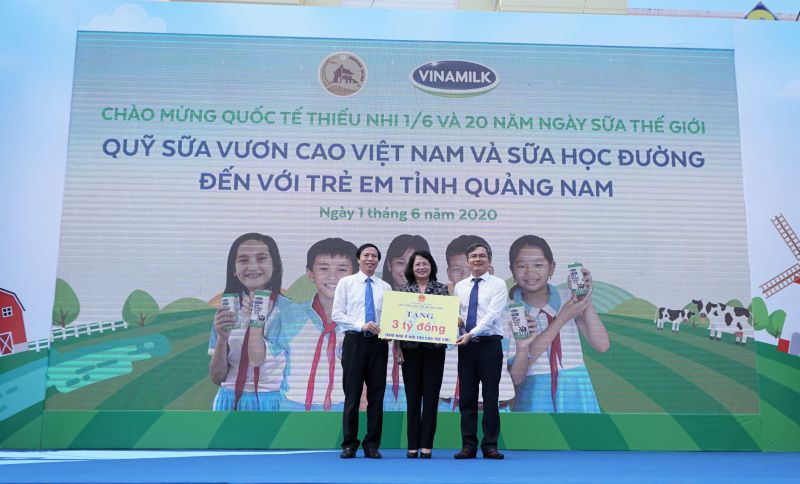 Nhân dịp Tết thiếu nhi, Phó Chủ tịch nước trao tặng tỉnh Quảng Nam khu nhà nội trú cho trẻ em trị giá 3 tỷ đồng.