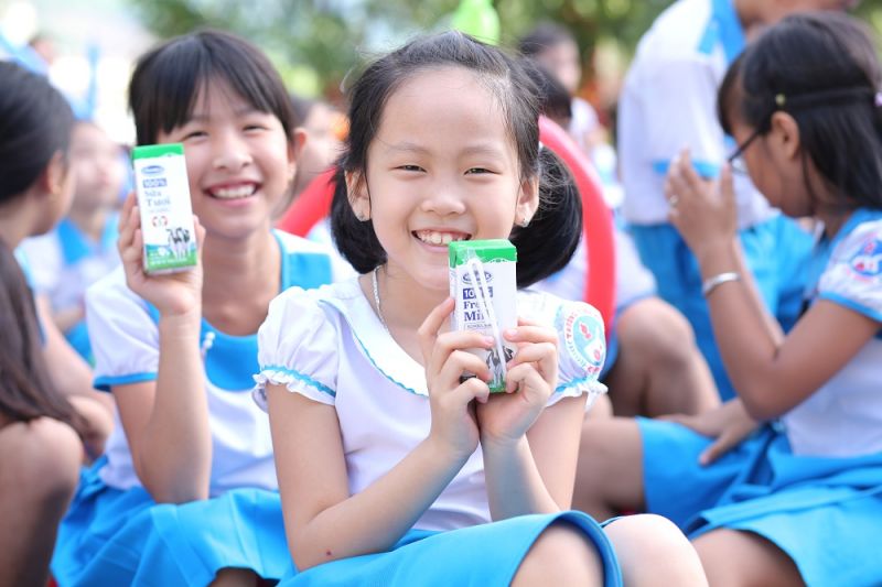 Chương trình đã mang đến một ngày hội cho trẻ em miền núi tỉnh Quảng Nam với thông điệp niềm vui uống sữa tại trường nhân dịp 1/6