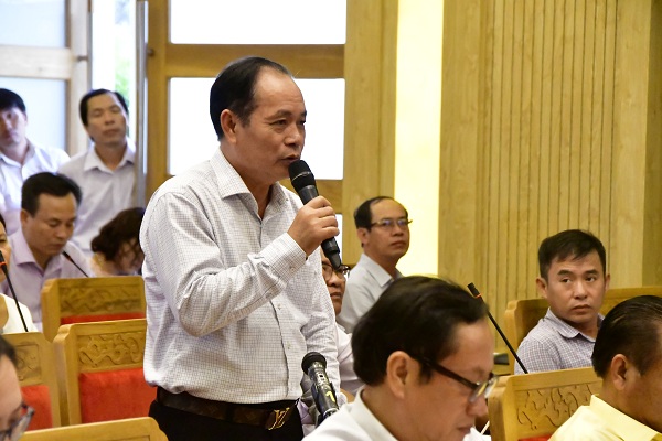 &Ocirc;ng giám đ&ocirc;́c Cảng Cam Ranh phát bi&ecirc;̉u