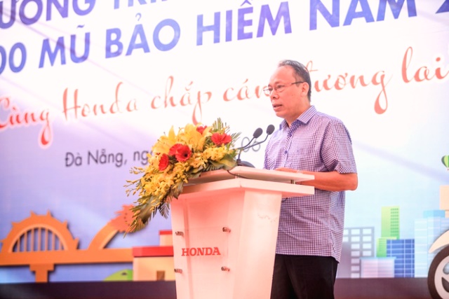 Ông Nguyễn Trọng Thái - Chánh Văn phòng Ủy Ban ATGT Quốc gia phát biểu.