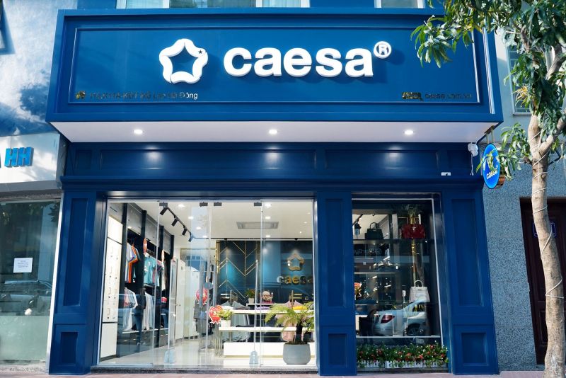 Chuẩn nhận diện thương hiệu không gian “Caesa outlet store” tại Hà Nội