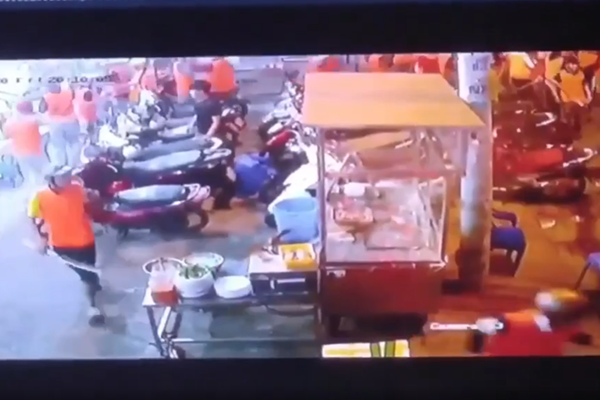 Hiện trường vụ hỗ chiến