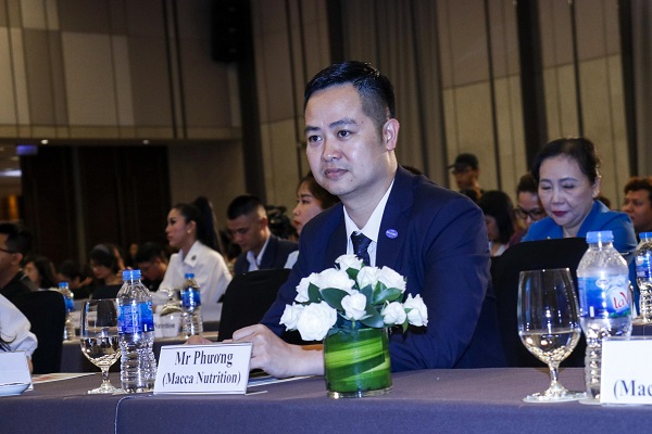 Ông Trần Minh Phương – Phó Tổng giám đốc Macca Nutrition Việt Nam tại buổi họp báo