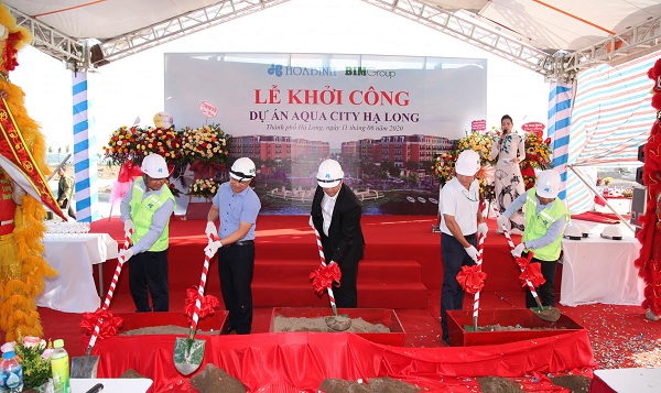 Tập đoàn cũng vừa khởi công xây dựng dự án Aqua City Hạ Long tại Quảng Ninh