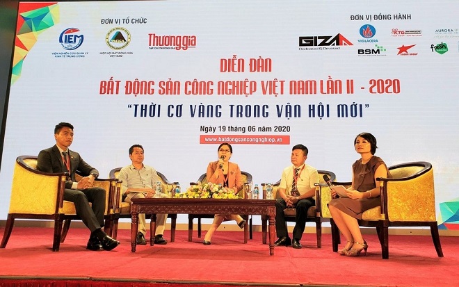 Diễn đàn Bất động sản công nghiệp Việt Nam lần thứ 2-2020 diễn ra hôm nay (19/6/2020) với chủ đề “Thời cơ vàng trong vận hội mới”