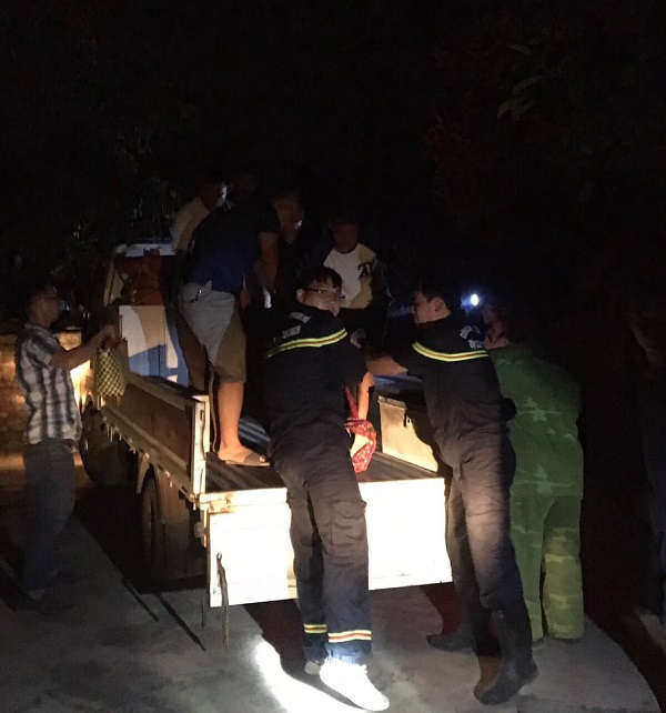 Lực lượng Công an huyện Thanh Hà tìm thấy thi thể 2 học sinh sau nhiều ngày bị đuối nước
