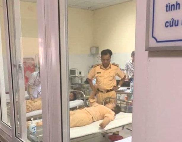 2 CSGT TP. Quy Nhơn đang được điều trị tại bệnh viện