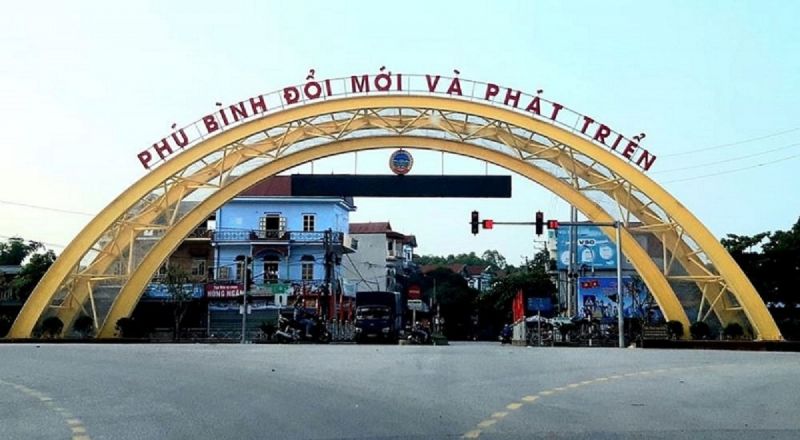 Cổng chào huyện Phú Bình - Thái Nguyên