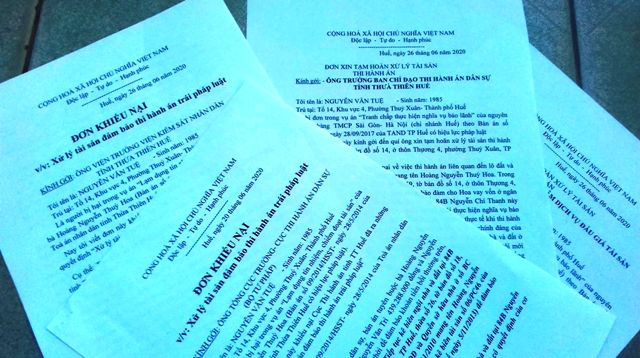 Thừa Thiên Huế: Cục Thi hành án biện minh 'Xử lý tài sản đúng qui trình'