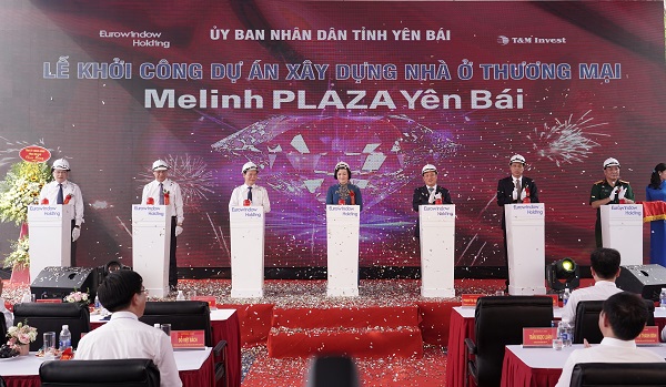 Eurowindow Holding khởi công xây dựng dự án Melinh Plaza Yên Bái
