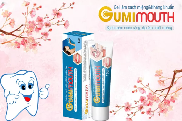 Gumimouth giúp hỗ trợ cải thiện nhiệt miệng, nhiệt lưỡi hiệu quả