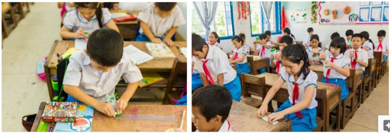 Trẻ em Quảng Ngãi phấn khởi với ‘Sữa học đường’